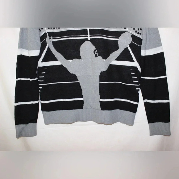 Men’s Las Vegas Raiders Stadium Football Lightup Crewneck Sweater Size Small - Picture 10 of 12